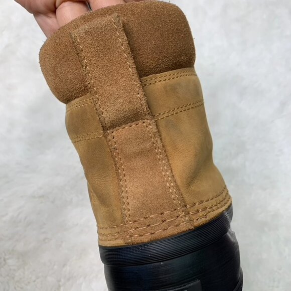 Sorel 1891-286 Kids Brown Waterproof Lace Up Duck Boots Size 3 - Picture 13 of 16